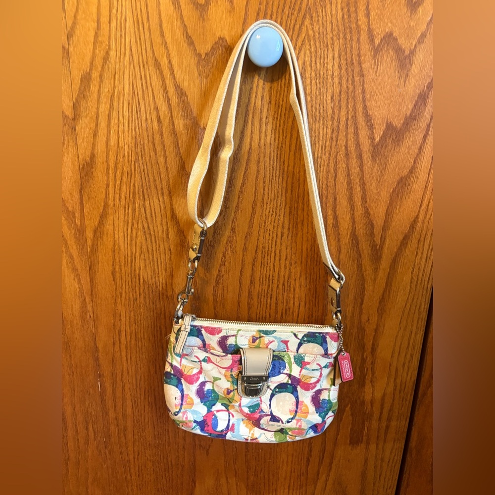 Coach Colorful Patterned Crossbody Bag